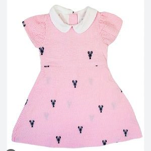 PIPING PRINTS NANTUCKET LOBSTER SEERSUCKER DRESS SOLD OUT !